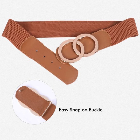 Women Stretchy Wide Waist Belts, Ladies main image 4
